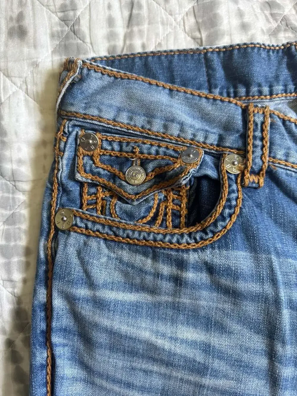 True Religion Ricky Jeans with Rope Stitch 33